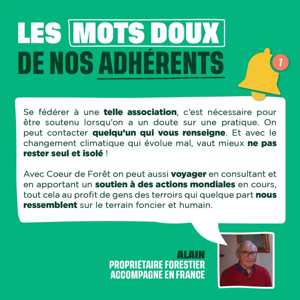 Les mots doux de nos adhérents : témoignages