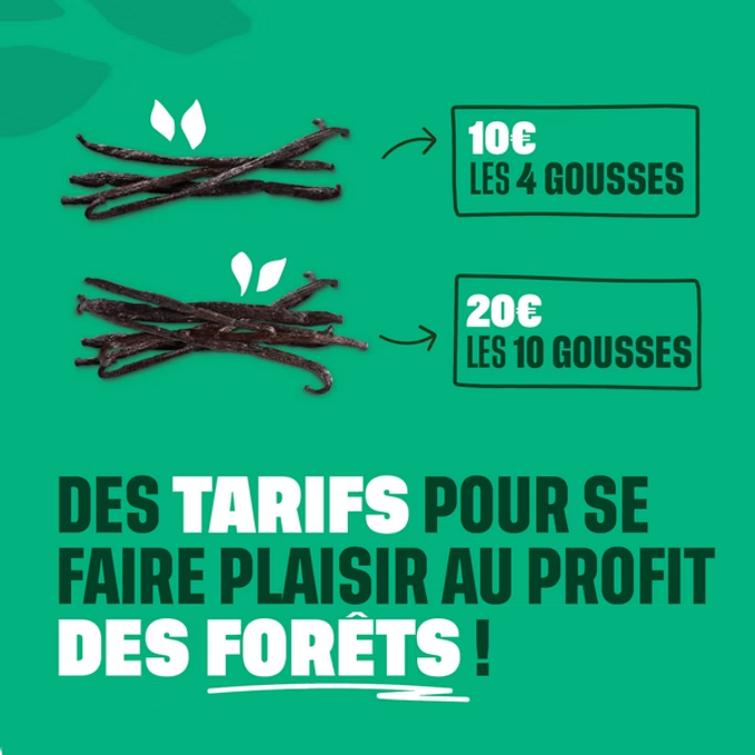 commandez de la vanille