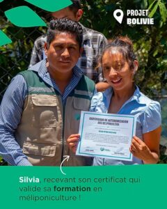 Silvia, apicultrice qui préserve la biodiversité