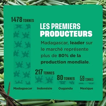 Shéma de la répartition des revenus liés à la vente de vanille