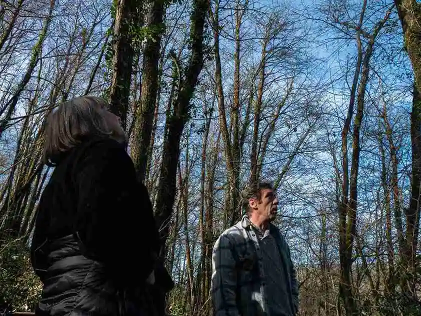 Mme Humblet et Frantz Veillé