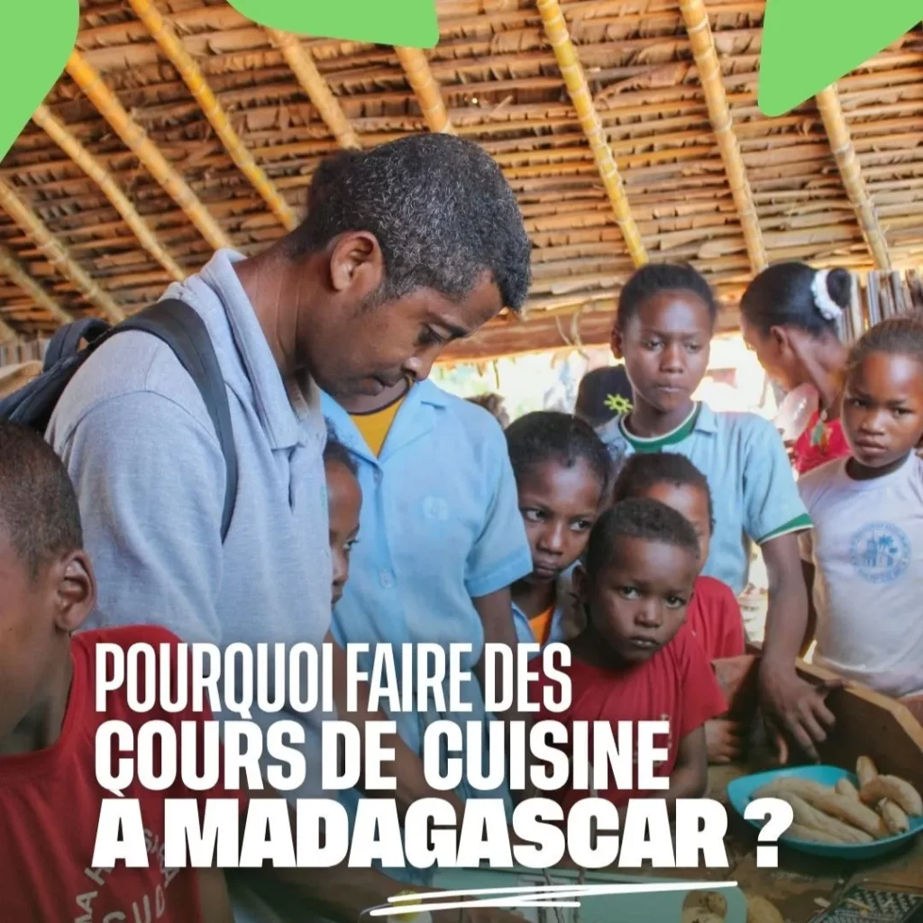 Cours de cuisine à Madagascar