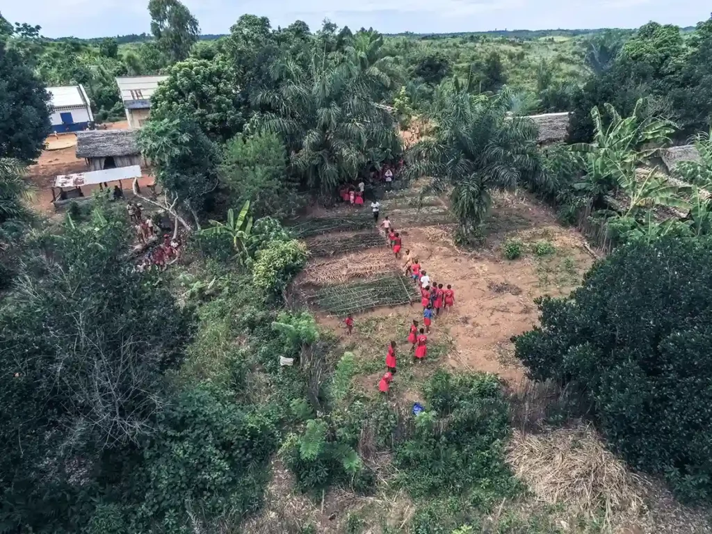 drone jardin ecole